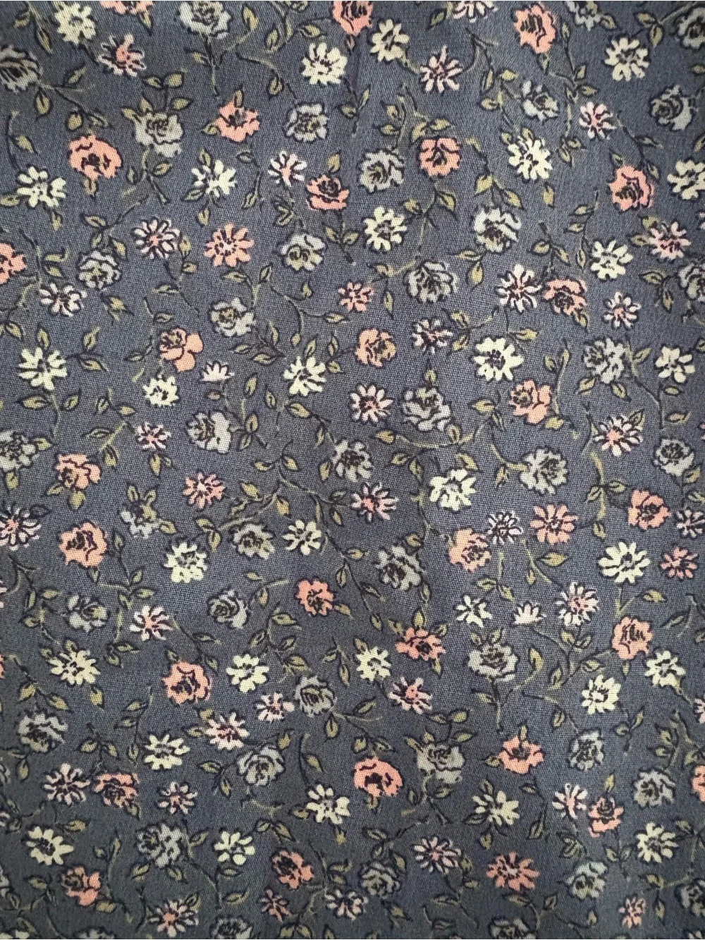 J. Crew Blue Floral Short-Sleeve Button-Down Shirt